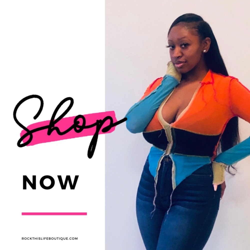 Colorblock Me Stripe Mesh Top